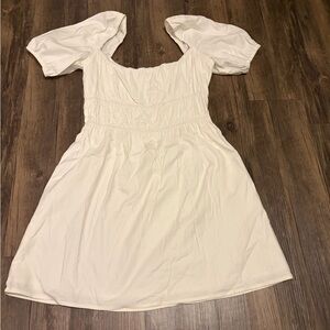 Reformation Woods Dress White Medium